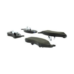 Centric Posi Quiet™ Extended Wear Semi-Metallic Front Disc Brake Pads for Jeep Wrangler - 106.04770