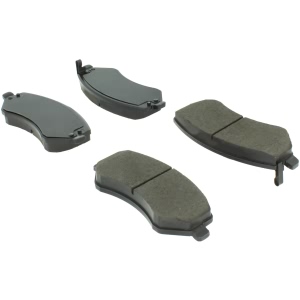 Centric Posi Quiet™ Extended Wear Semi-Metallic Front Disc Brake Pads for Dodge Caravan - 106.08560