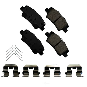 Akebono Pro-ACT™ Ultra-Premium Ceramic Rear Disc Brake Pads for Kia Niro - ACT1812