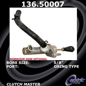 Centric Premium™ Clutch Master Cylinder for 2010 Kia Optima - 136.50007