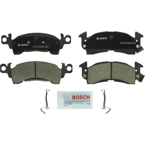 Bosch QuietCast™ Premium Ceramic Front Disc Brake Pads for Chevrolet K10 - BC52S