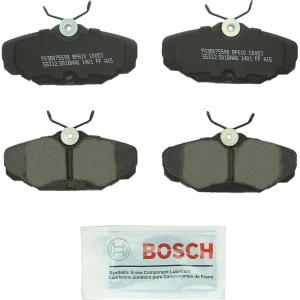 Bosch QuietCast™ Premium Organic Rear Disc Brake Pads for 1999 Lincoln Continental - BP610