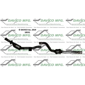 Davico Direct Fit Catalytic Converter for Mercedes-Benz E320 - 18531