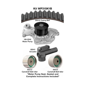 Dayco Timing Belt Kit With Water Pump for 2008 Kia Sportage - WP315K1B