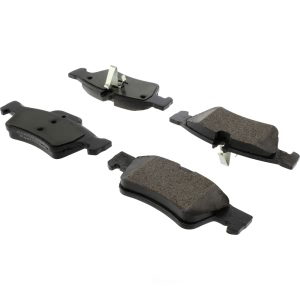 Centric Posi Quiet™ Extended Wear Semi-Metallic Rear Disc Brake Pads for 2010 Mercedes-Benz CL600 - 106.09860