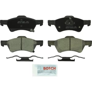 Bosch QuietCast™ Premium Ceramic Front Disc Brake Pads for 2001 Dodge Caravan - BC857
