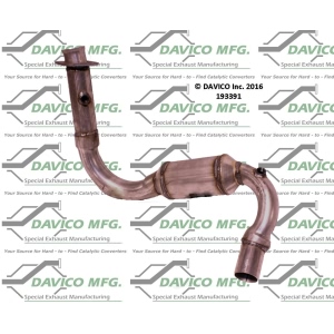 Davico Direct Fit Catalytic Converter and Pipe Assembly for Jeep Commander - 193391