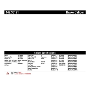 Centric Posi Quiet™ Loaded Brake Caliper for 2004 Mercedes-Benz C32 AMG - 142.35121