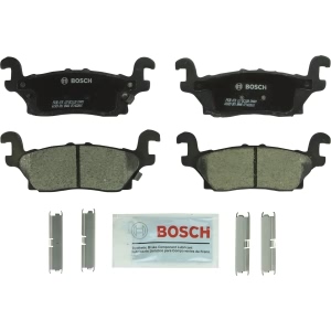Bosch QuietCast™ Premium Ceramic Rear Disc Brake Pads for 2010 Hummer H3 - BC1120