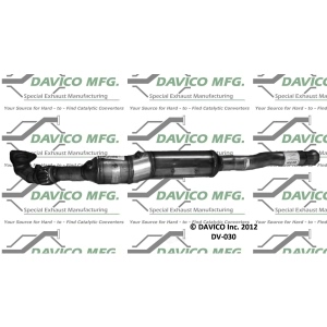 Davico Direct Fit Catalytic Converter and Pipe Assembly for Volvo C70 - DV-030
