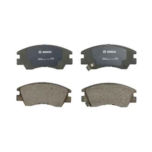 Bosch QuietCast™ Premium Organic Front Disc Brake Pads for 1989 Dodge Ram 50 - BP349