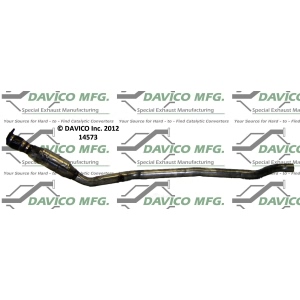 Davico Direct Fit Catalytic Converter and Pipe Assembly for Plymouth Voyager - 14573