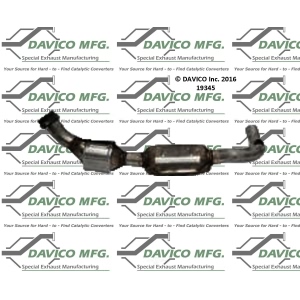 Davico Direct Fit Catalytic Converter and Pipe Assembly for 1997 Ford E-250 Econoline - 19345