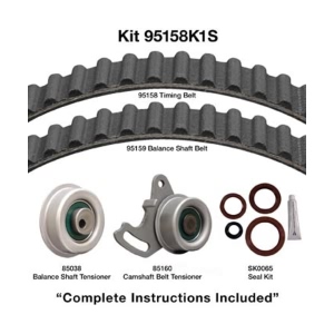 Dayco Timing Belt Kit for 1990 Mitsubishi Eclipse - 95158K1S