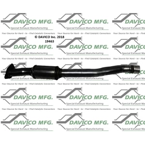 Davico Direct Fit Catalytic Converter and Pipe Assembly for 2013 Chevrolet Equinox - 19463