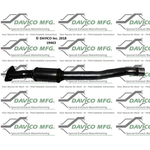 Davico Direct Fit Catalytic Converter and Pipe Assembly for 2012 GMC Terrain - 19463