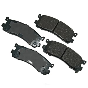Akebono Pro-ACT™ Ultra-Premium Ceramic Rear Disc Brake Pads for 1994 Mazda MPV - ACT553