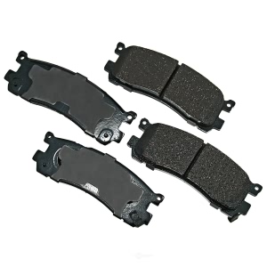 Akebono Pro-ACT™ Ultra-Premium Ceramic Rear Disc Brake Pads for 1994 Mazda 929 - ACT553