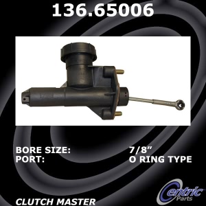 Centric Premium Clutch Master Cylinder for 1988 Ford F-350 - 136.65006