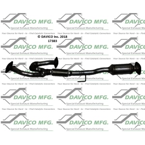 Davico Direct Fit Catalytic Converter and Pipe Assembly for 2005 Lexus ES330 - 17383