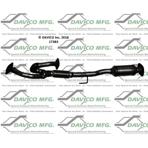 Davico Direct Fit Catalytic Converter and Pipe Assembly for 2008 Toyota Solara - 17383