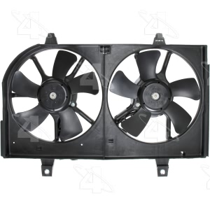 Four Seasons Dual Radiator And Condenser Fan Assembly for Infiniti - 75306