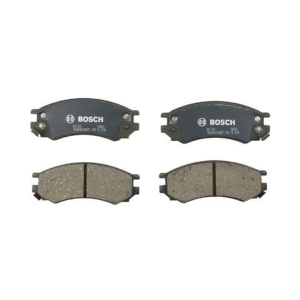 Bosch QuietCast™ Premium Ceramic Front Disc Brake Pads for 2000 Saturn SC1 - BC728