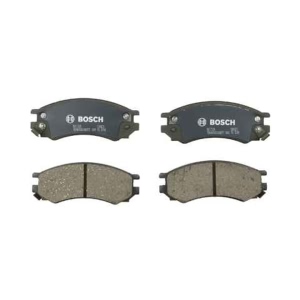 Bosch QuietCast™ Premium Ceramic Front Disc Brake Pads for 2002 Saturn SC1 - BC728