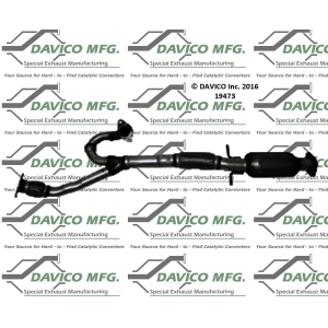 Davico Direct Fit Catalytic Converter and Pipe Assembly for 2010 Buick LaCrosse - 19473
