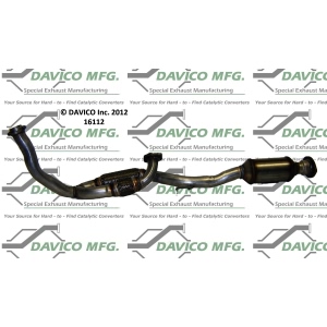 Davico Direct Fit Catalytic Converter and Pipe Assembly for 1995 Lexus ES300 - 16112