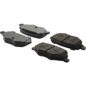 Centric Posi Quiet™ Extended Wear Semi-Metallic Rear Disc Brake Pads for 2011 Lincoln MKS - 106.13770