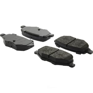 Centric Posi Quiet™ Extended Wear Semi-Metallic Rear Disc Brake Pads for 2013 Ford Flex - 106.13770