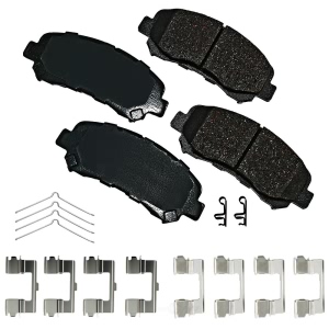 Akebono Pro-ACT™ Ultra-Premium Ceramic Front Disc Brake Pads for 2010 Nissan Maxima - ACT1338A