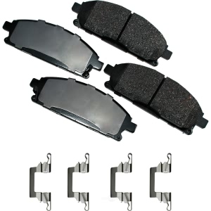 Akebono Pro-ACT™ Ultra-Premium Ceramic Front Disc Brake Pads for 2003 Acura MDX - ACT691A
