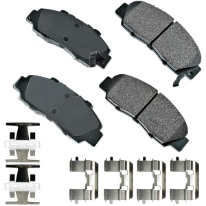 Akebono Pro-ACT™ Ultra-Premium Ceramic Front Disc Brake Pads for 1994 Honda Prelude - ACT503A