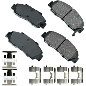 Akebono Pro-ACT™ Ultra-Premium Ceramic Front Disc Brake Pads for 1996 Honda Prelude - ACT503A