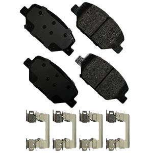 Akebono Pro-ACT™ Ultra-Premium Ceramic Front Disc Brake Pads for Cadillac XT4 - ACT1886