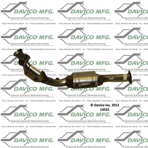 Davico Dealer Alternative Direct Fit Catalytic Converter and Pipe Assembly for 2001 Lincoln Town Car - 44531