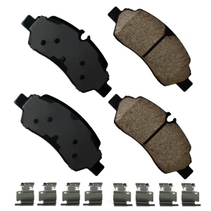 Akebono Performance™ Ultra-Premium Ceramic Rear Brake Pads for 2016 Ford Transit-150 - ASP1775