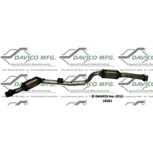 Davico Direct Fit Catalytic Converter and Pipe Assembly for Mercedes-Benz E320 - 18081