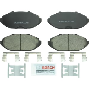 Bosch QuietCast™ Premium Ceramic Front Disc Brake Pads for 2001 Lincoln Town Car - BC748