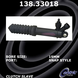 Centric Premium Clutch Slave Cylinder for 2011 Audi A5 - 138.33018