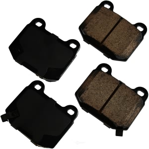 Akebono Performance™ Ultra-Premium Ceramic Rear Brake Pads for 2004 Infiniti G35 - ASP961