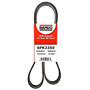 BANDO Rib Ace™ V-Ribbed OEM Quality Serpentine Belt for 2014 Land Rover Range Rover - 6PK2350