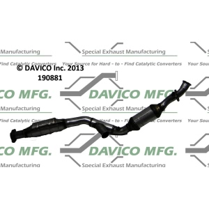 Davico Direct Fit Catalytic Converter and Pipe Assembly for 2003 Mercury Mountaineer - 190881