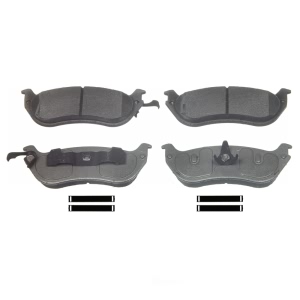 Wagner ThermoQuiet Semi-Metallic Disc Brake Pad Set for 1996 Lincoln Town Car - MX674A