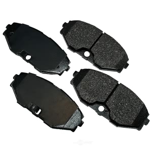 Akebono Pro-ACT™ Ultra-Premium Ceramic Front Disc Brake Pads for 1997 Infiniti J30 - ACT587