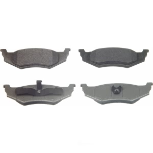 Wagner ThermoQuiet Semi-Metallic Disc Brake Pad Set for 1998 Chrysler Cirrus - MX759