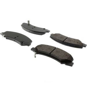 Centric Posi Quiet™ Extended Wear Semi-Metallic Front Disc Brake Pads for 2010 Cadillac DTS - 106.11590