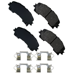 Akebono Pro-ACT™ Ultra-Premium Ceramic Front Disc Brake Pads for 2017 Infiniti QX50 - ACT1736